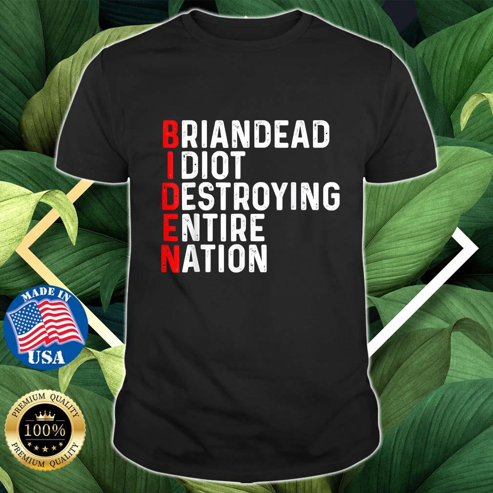 Anti President Joe Biden Idiot Support Trump 2024 Election T-Shirt