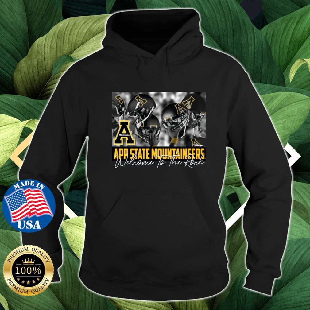 Appalachian State Mountaineers Welcome To The Rock s Hoodie den