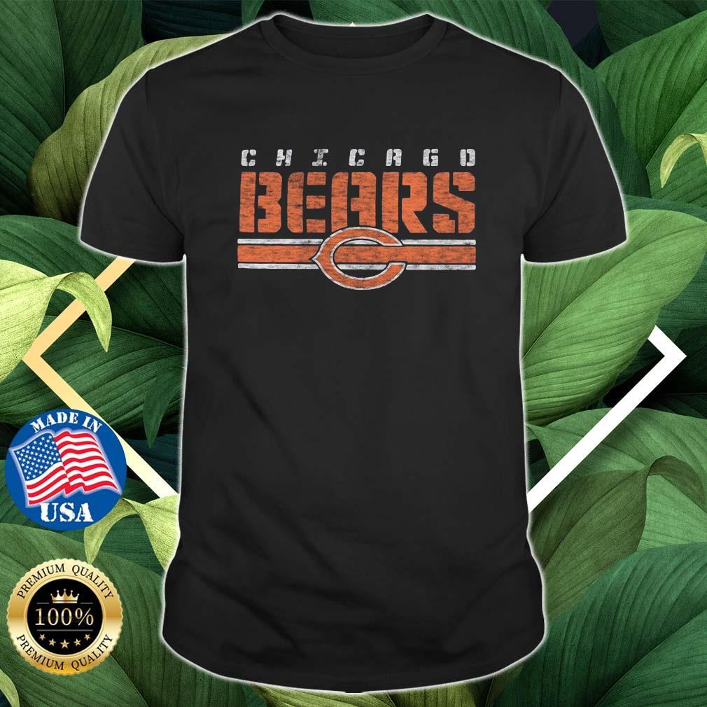 Chicago Bears '47 Logo Team Stripe T-Shirt
