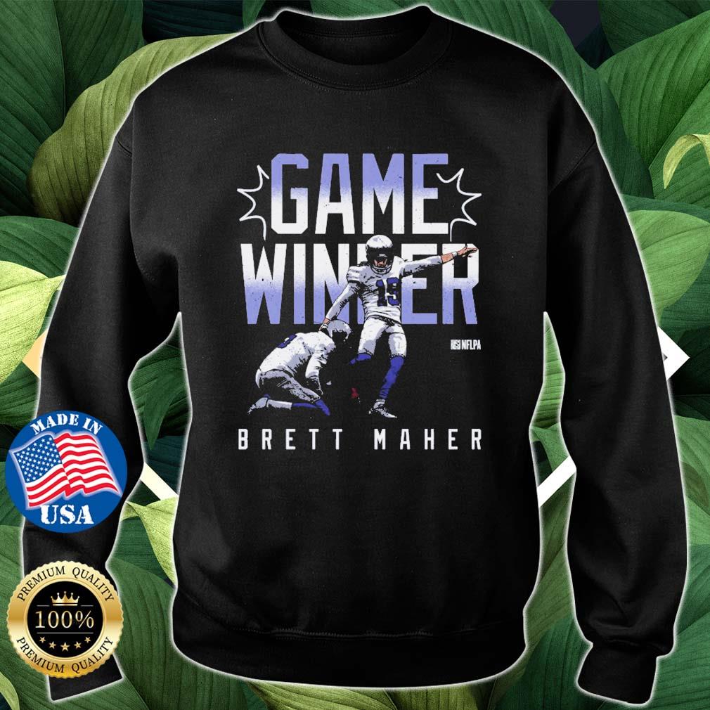 Dallas Cowboys Game Winner Brett Maher Dallas s Sweater den