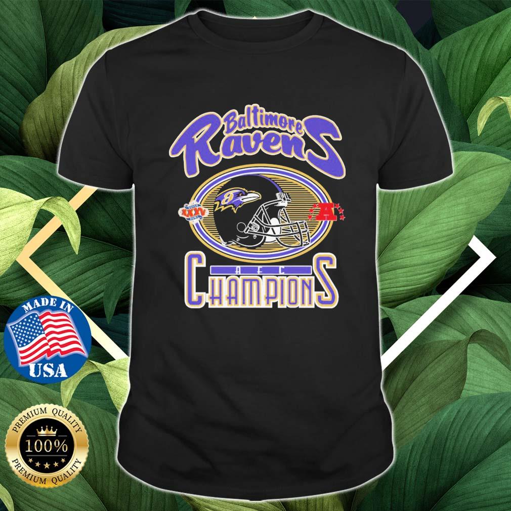 Baltimore Ravens Super Bowl AFC Champions shirt