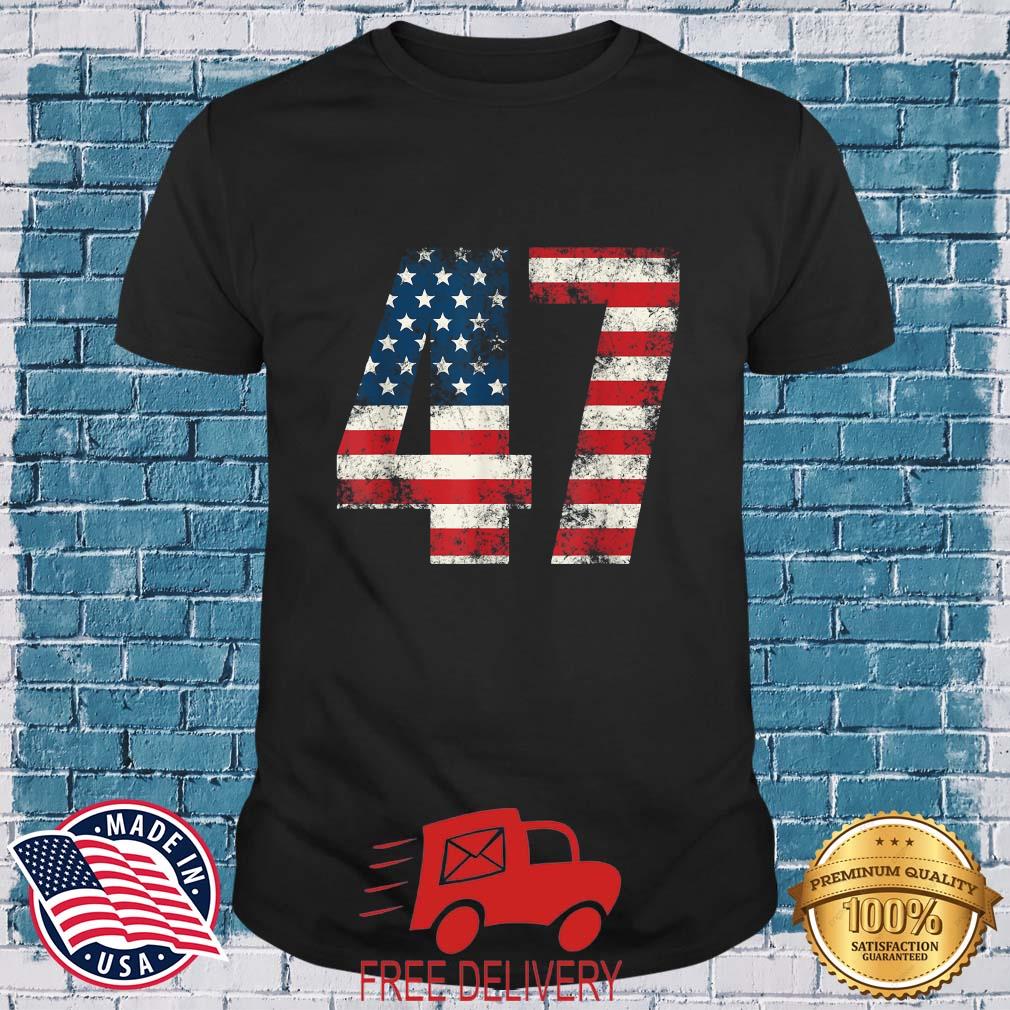 American Flag America 45 47 President Donald Trump 2024 Shirt