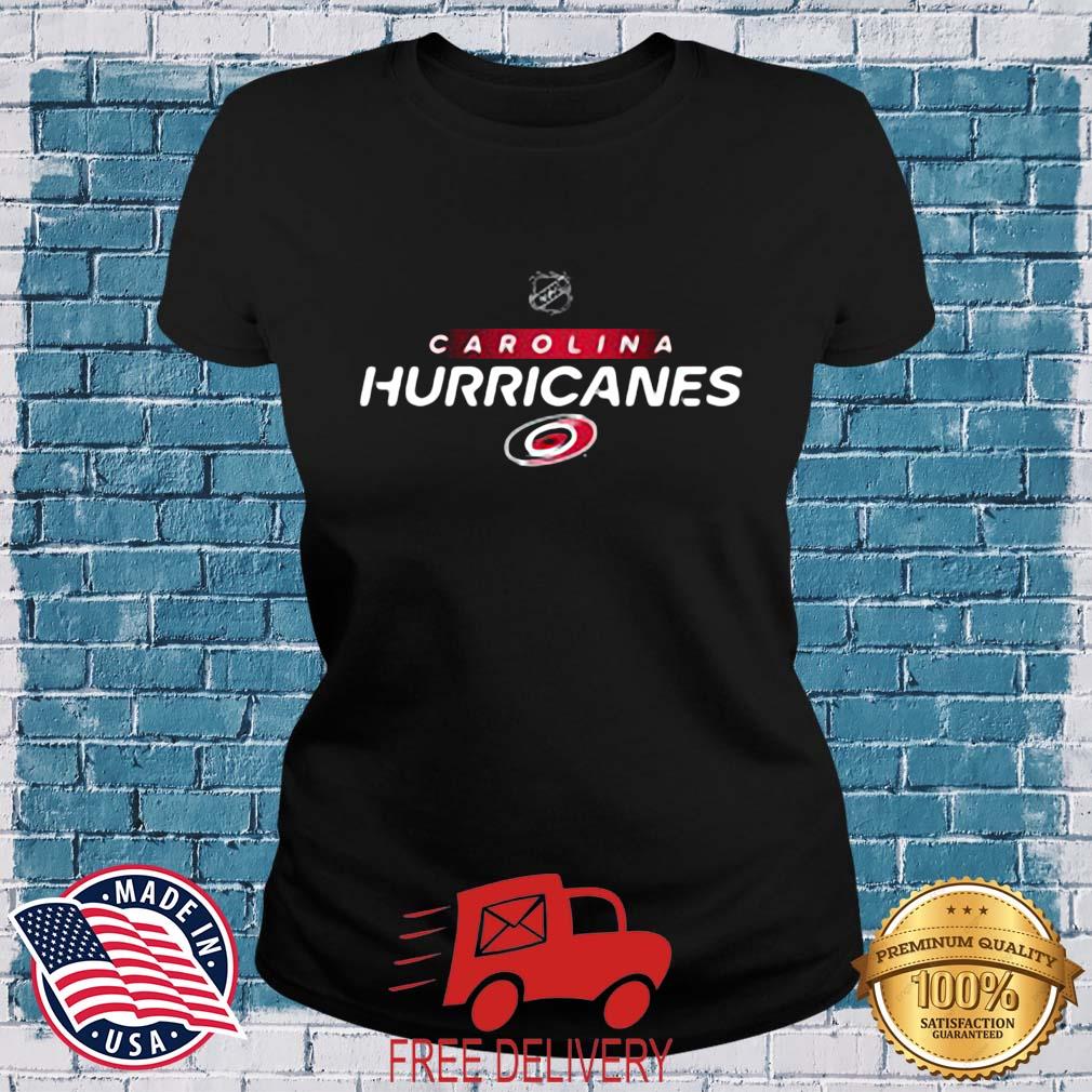 Carolina Hurricanes Fanatics Branded Pro Core Collection Prime Wordmark Shirt MockupHR ladies den
